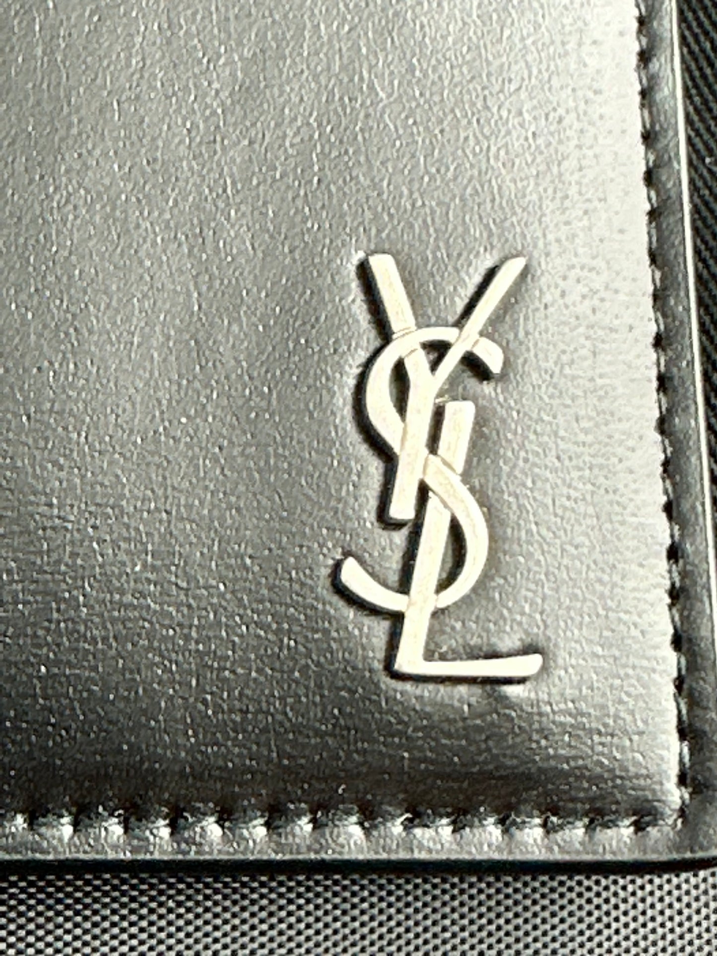 Saint Laurent YSL Black Leather Card Case