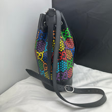 Load image into Gallery viewer, Gucci Supreme Psychedelic Bucket Bag in Black