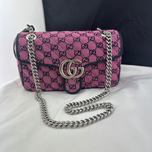 Load image into Gallery viewer, Gucci GG Marmont Shoulder Bag in Pink with Real Authentication Certificate