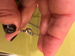 Gucci Interlocking G Heart Lightning Charm Necklace