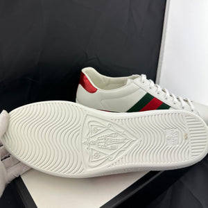 Gucci Ace Sneaker with GG Apple Patch and Signature Web