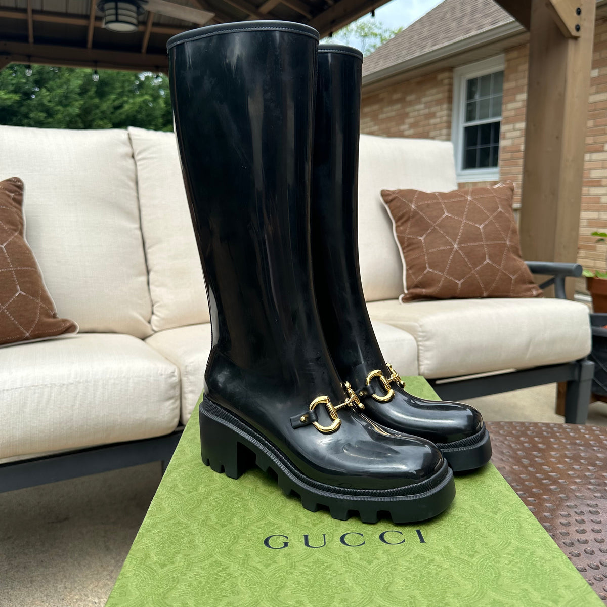 Vintage Gucci Rain Boots 