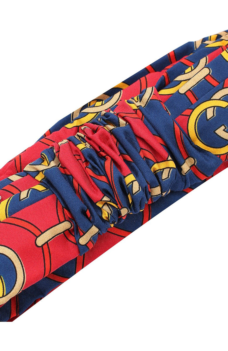 Gucci Silk GG Giwy Headband in Red – Gavriel.us display picture 3