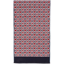 Load image into Gallery viewer, Gucci GG Wool Hearts Scarf in Violet
