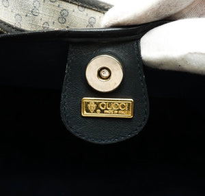 PREOWNED Gucci Tote Bag in Navy Blue