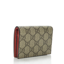 Load image into Gallery viewer, Gucci GG Supreme Card Case with Cherries in Beige