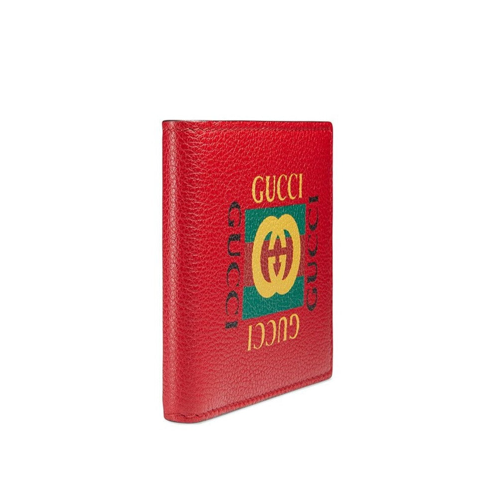 Gucci Bifold Wallet Signature Red in Leather - US