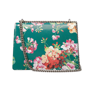 Gucci Small Dionysus Blooms Leather Shoulder Bag in Green