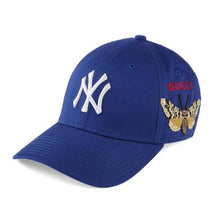 Load image into Gallery viewer, Gucci Baseball Cap With NY Yankees™ Patch In Blue