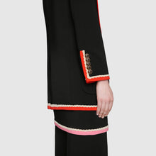 Load image into Gallery viewer, Gucci Viscose Jacket With Fox Crest In Black