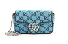 Load image into Gallery viewer, Gucci GG Marmont Mini Bag in Blue