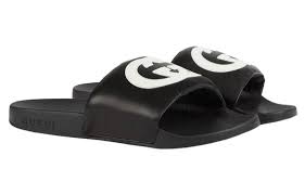 Gucci Women's Black Slides with White Interlocking GG – Gavriel.us