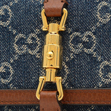 Load image into Gallery viewer, Gucci GG Denim Jackie 1961 Chain Wallet