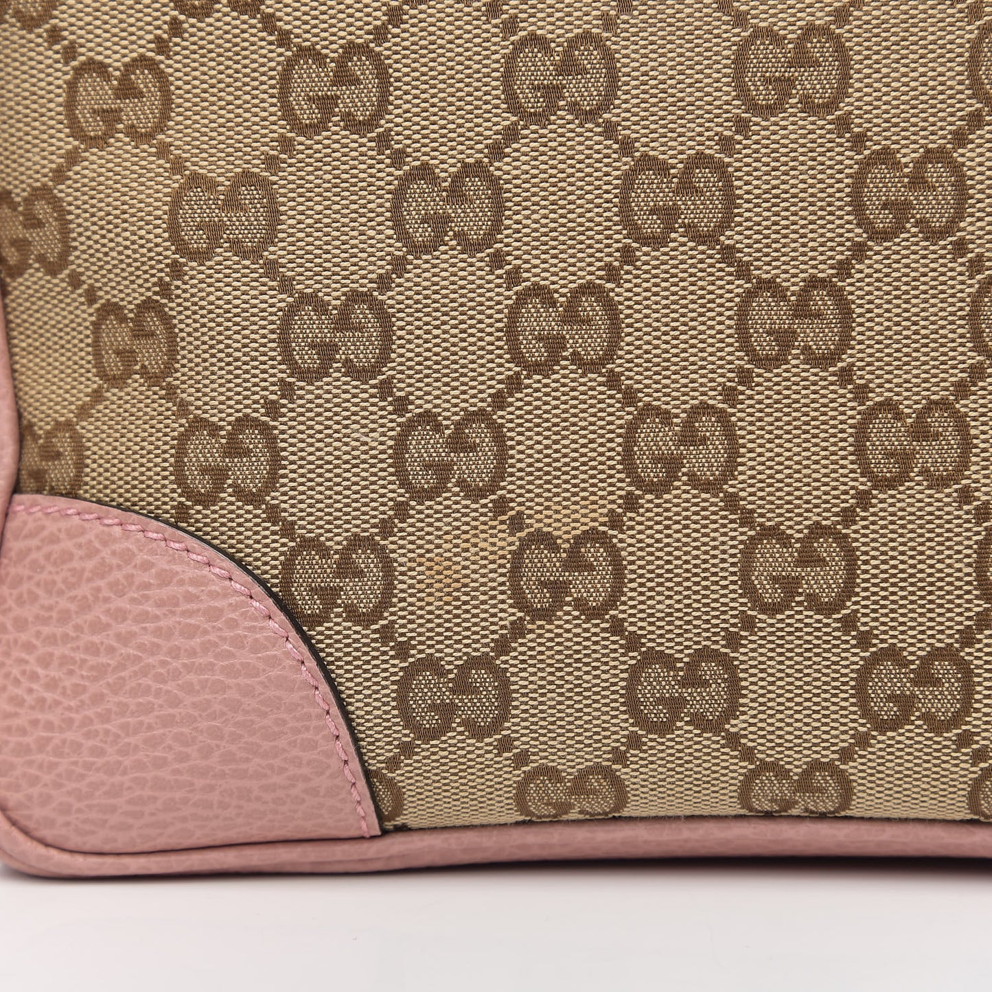 Gucci GG Canvas Small Bree Tote in Soft Pink