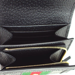 Gucci GG Ophidia Wallet in Black with Web