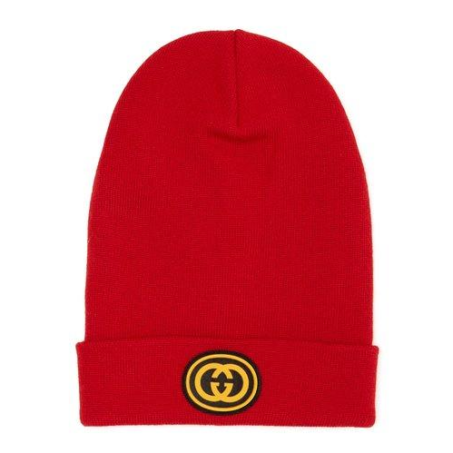 Gucci NY Yankees Embroidered Wool Beanie in Red Gavriel.us