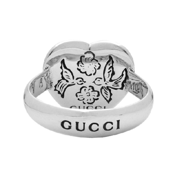 Gucci Blind For Love Heart Ring in Sterling Silver – Gavriel.us