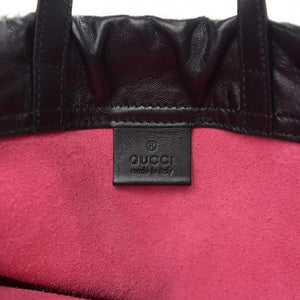 Gucci 2018 Leather Drawstring Backpack in Pink with Pouch