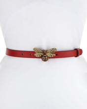 Load image into Gallery viewer, Gucci Queen Margaret Leather Belt in Red