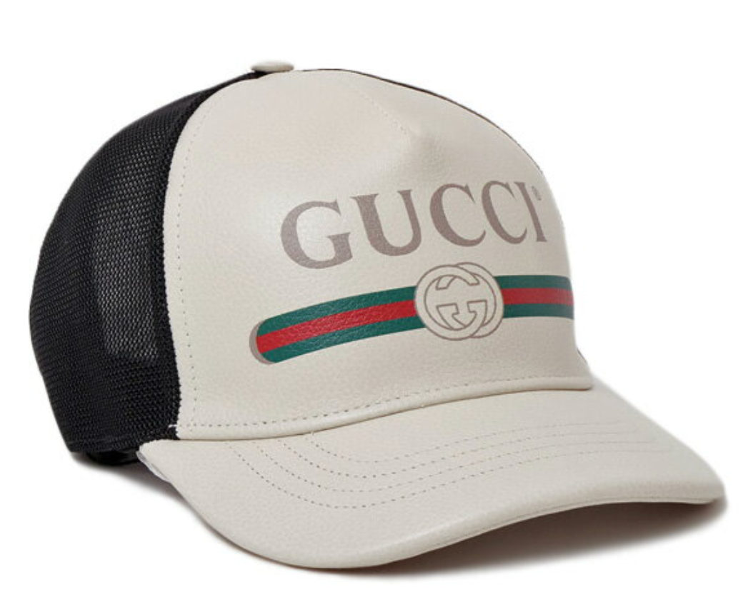 Gucci Logo Baseball Cap in White – Gavriel.us