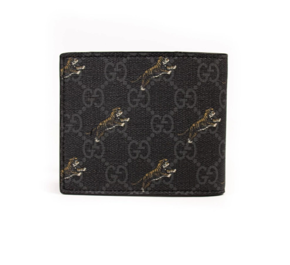 GUCCI Men's Wallet With Tiger Print and Coin Pouch – Gavriel.us