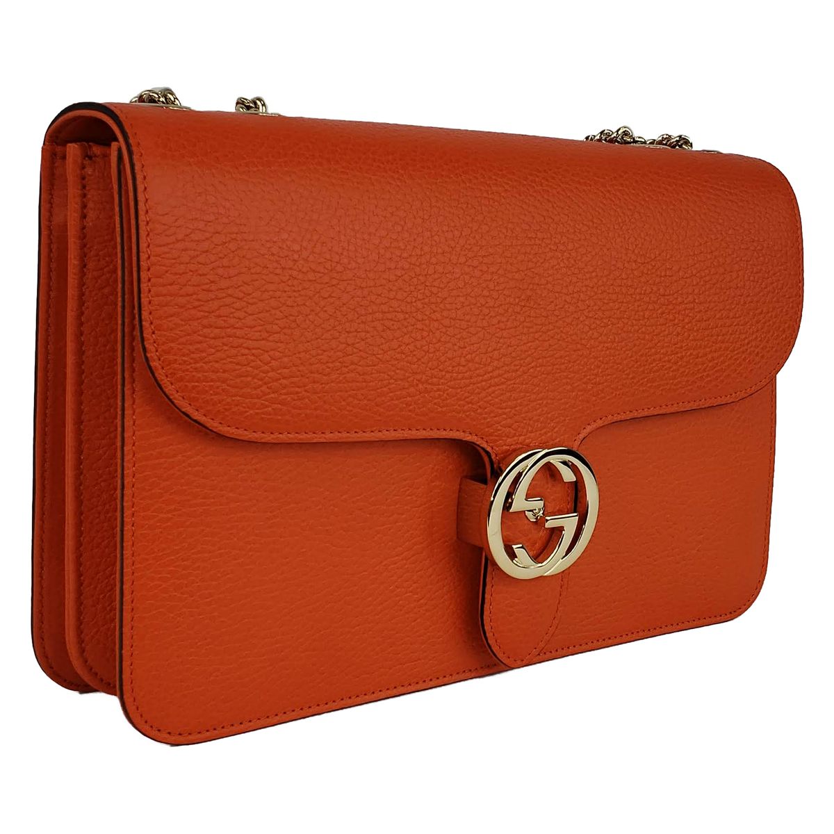 Gucci GG sold Burnt Orange Crossbody Wallet