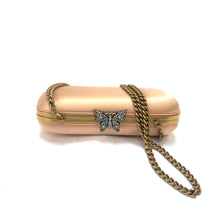 Load image into Gallery viewer, Gucci Broadway Butterfly Handbag Clutch in Apricot Pink