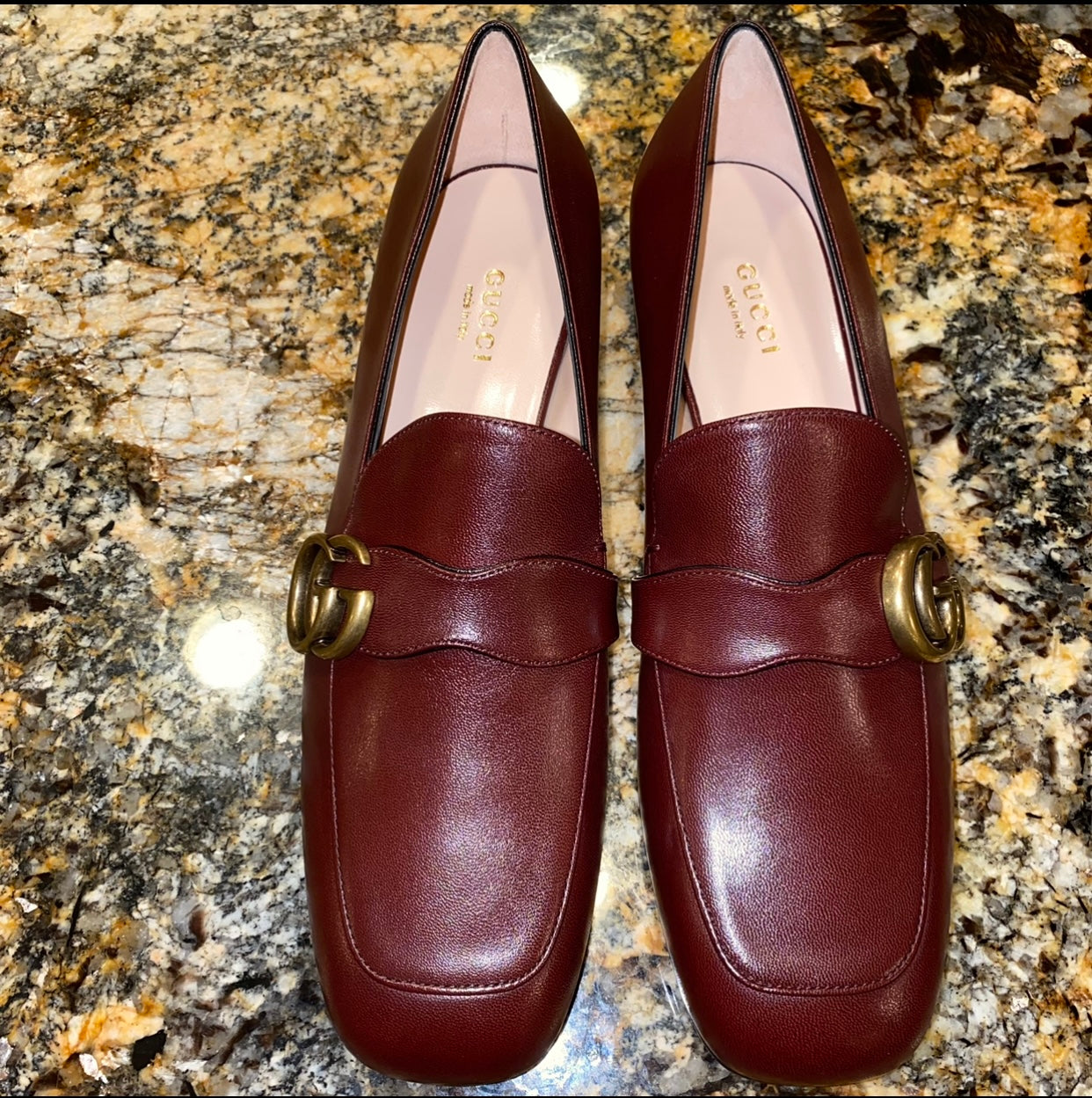 Gucci GG Leather Loafers in Vintage Bordeaux Gavriel.us Gucci GG Leather Loafers in Vintage Bordeaux Gavriel.us