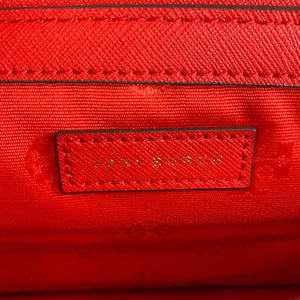 Tory Burch Emerson Envelope Shoulder Bag in Brilliant Red