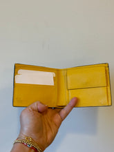 Load image into Gallery viewer, Gucci Black Bifold Short Wallet with Yellow Interior