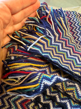 Load image into Gallery viewer, Missoni Chevron Wool-Blend Scarf in Purple