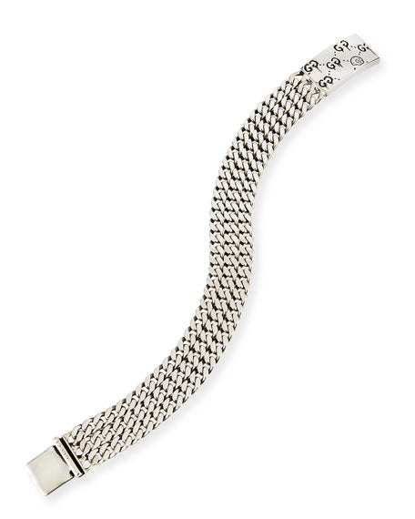 Gucci Ghost Chain Bracelet In Silver. Size 20 YBA4553210010 - Jewelry,  Ladies Jewelry - Jomashop