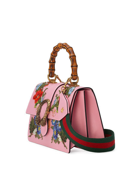 Gucci Dionysus Small Embroidered Floral Satchel Bag