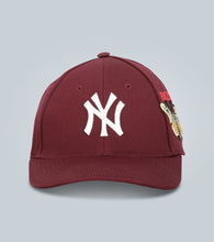 Load image into Gallery viewer, Gucci Baseball Cap With Ny Yankees™ Patch In Red