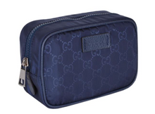 Load image into Gallery viewer, Gucci GG Guccissima Small Cosmetic Bag in Tide Blue