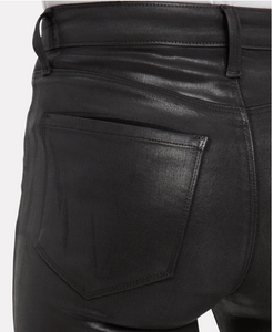 L'Agence Adelaide Skinny Leather Pants in Noir