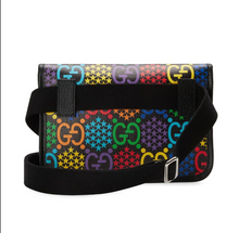 Load image into Gallery viewer, Gucci GG Monogram Psychedelic Belt Bag in Black