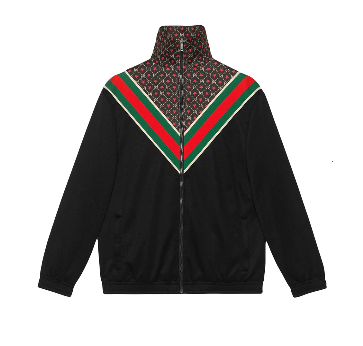 Black and red gucci top tracksuit