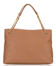 Load image into Gallery viewer, Tory Burch Britten Triple Compartment Tote in Bark