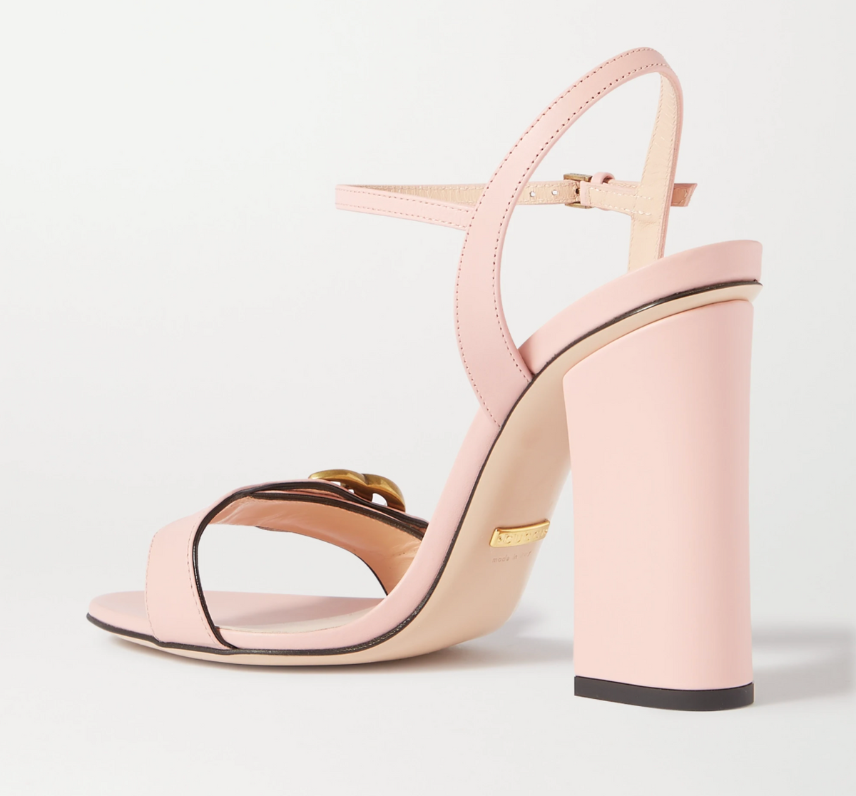 Gucci marmont block heel sandal sales