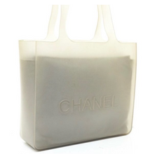 Load image into Gallery viewer, PREOWNED Chanel Silicone Gray Handbag
