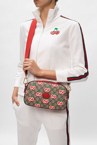 Gucci GG Supreme Canvas Apple Shoulder Bag