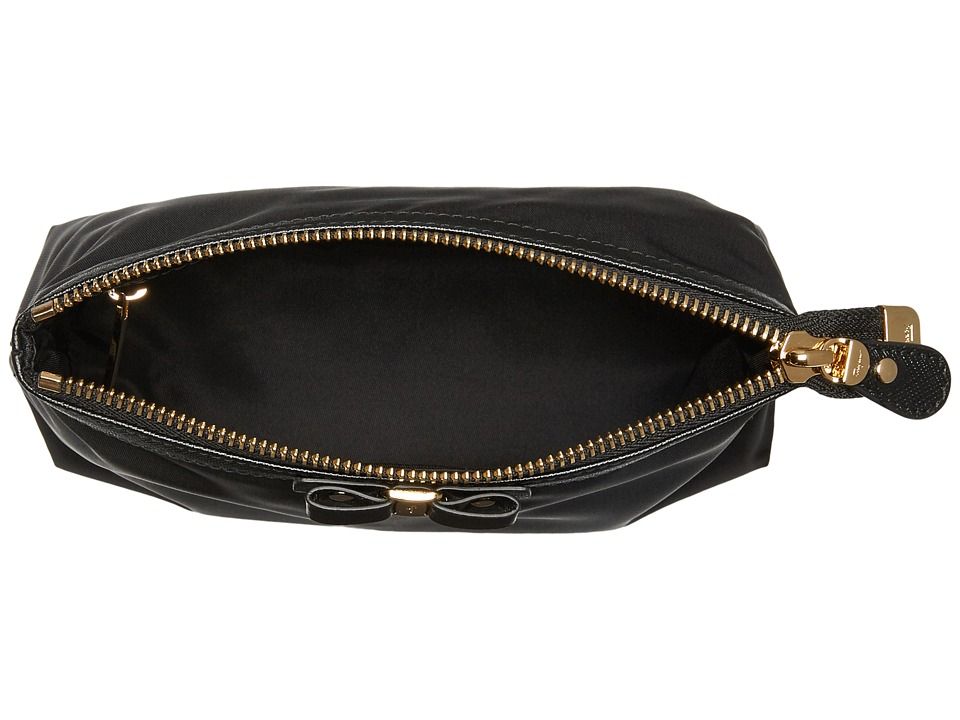 Salvatore Ferragamo Vara Bow Pouch in Black
