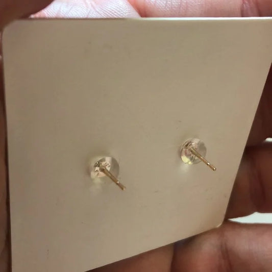 14K Gold BEE Post Earrings