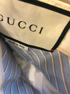 Gucci Shorts in Beige with Maroon and Blue Accents