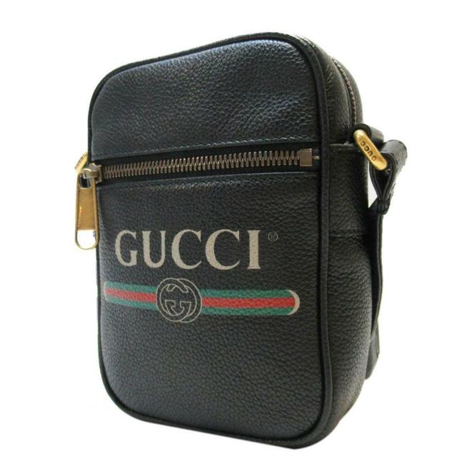 Leather crossbody bag Gucci Black in Leather - 31439894