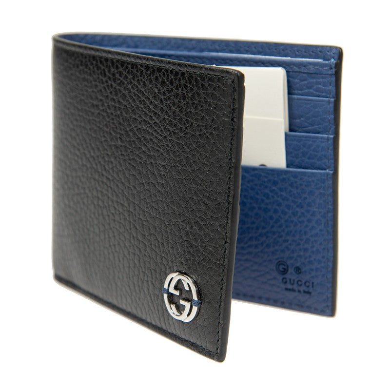 Gucci Folding Wallet With Monogram in Blue for Men
