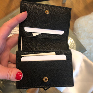 Gucci Cellarius Blind for Love Mini Wallet in Black