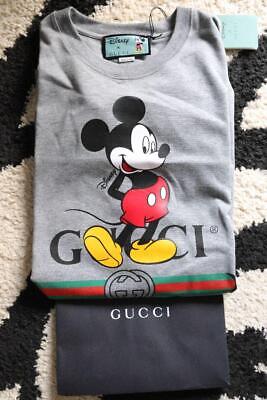 Gucci x Disney Oversized Mickey Mouse Cotton Gray T-Shirt – Gavriel.us