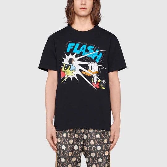 Gucci x Disney Donald Duck T-Shirt Black/Multi